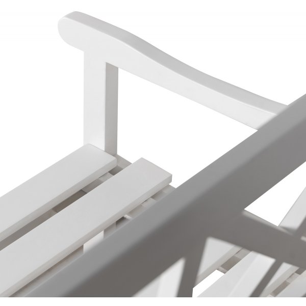 Hagebenk Hvit - Bohus + Tekstilimpregnering for utemøbler Hagebenk Hvit - Bohus + Tekstilimpregnering for utemøbler