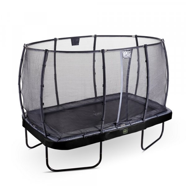 Trampoline Elegant Premium - Firkantet 214x366 cm + Sikkerhetsnett Deluxe Trampoline Elegant Premium - Firkantet 214x366 cm + Sikkerhetsnett Deluxe