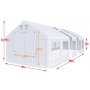 Partytelt i PVC - 4 x 40 m