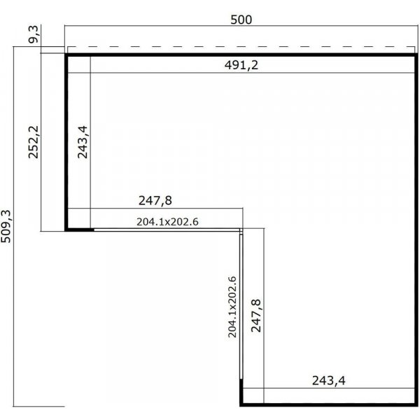 Anneks Katja F - 25 m² Anneks Katja F - 25 m²