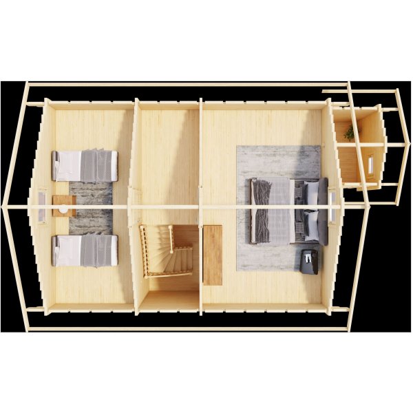 Feriehus Elliot B - 42,5 m² Feriehus Elliot B - 42,5 m²