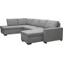 Sofa 309 cm lys grå - Solna Sofa 309 cm lys grå - Solna