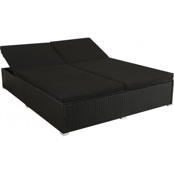 Hav� dobbel solseng i sort syntetisk rotting