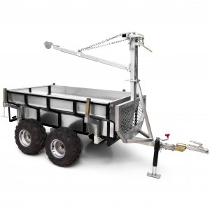 Skog- og tømmerhenger ATV | 1420 kg lastekapasitet Skog- og tømmerhenger ATV | 1420 kg lastekapasitet