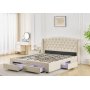 Sengeramme 180 x 200 cm - Beige