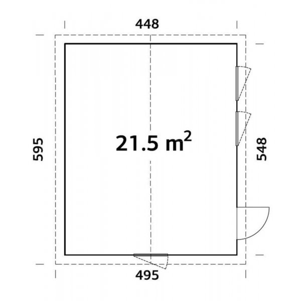 Anneks Charlotte 21,5 m² Anneks Charlotte 21,5 m²