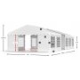 Partytelt Eco 1 i PE - 3 x 16 m