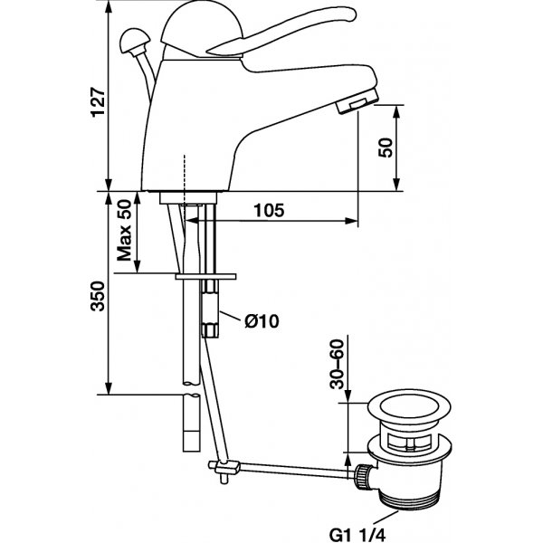 FM Mattsson Servantbatteri 9000 - FM127814 FM Mattsson Servantbatteri 9000 - FM127814
