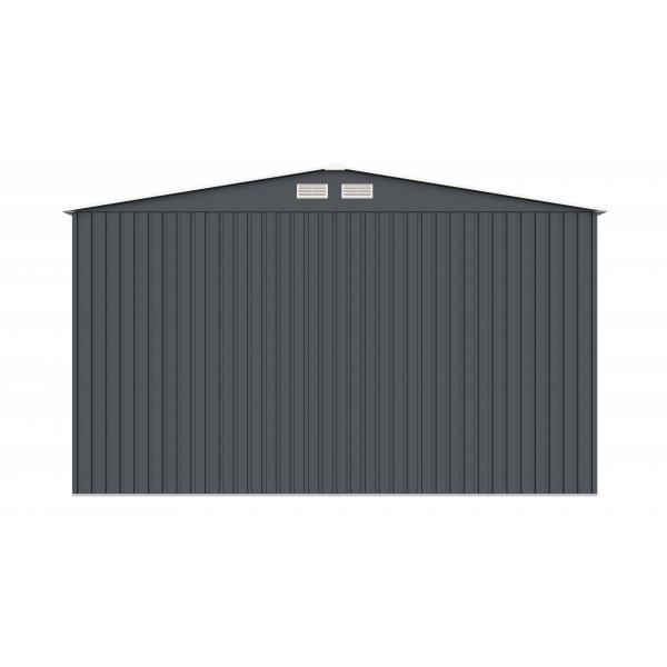 Blikkgarasje Grå 18,2 m² Blikkgarasje Grå 18,2 m²