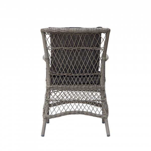 Provence utendørs lenestol i grå syntetisk rotting + Tekstilimpregnering for utemøbler Provence utendørs lenestol i grå syntetisk rotting + Tekstilimpregnering for utemøbler