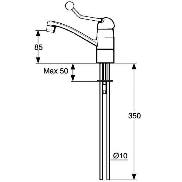 FM Mattsson servantbatteri 9000 sykehusmodell FM Mattsson servantbatteri 9000 sykehusmodell