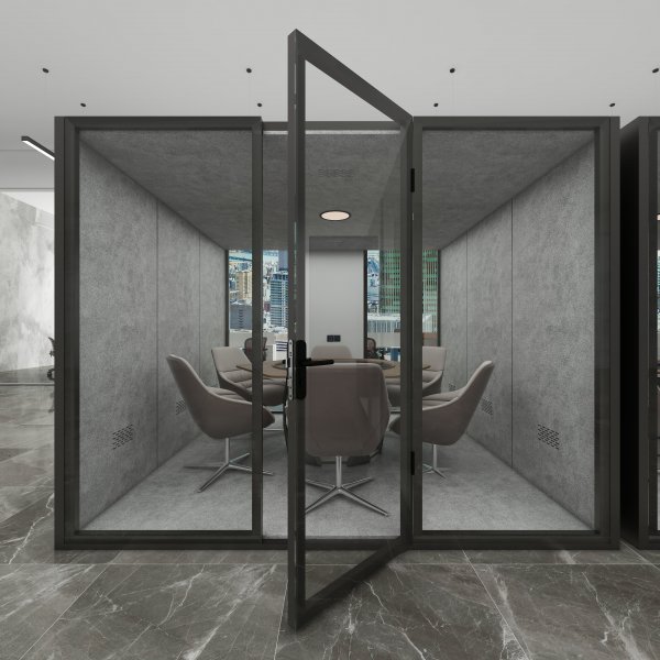 Telefonkiosk/Møtekiosk | 4-6 personer | Lydisolert -30 dB Telefonkiosk/Møtekiosk | 4-6 personer | Lydisolert -30 dB