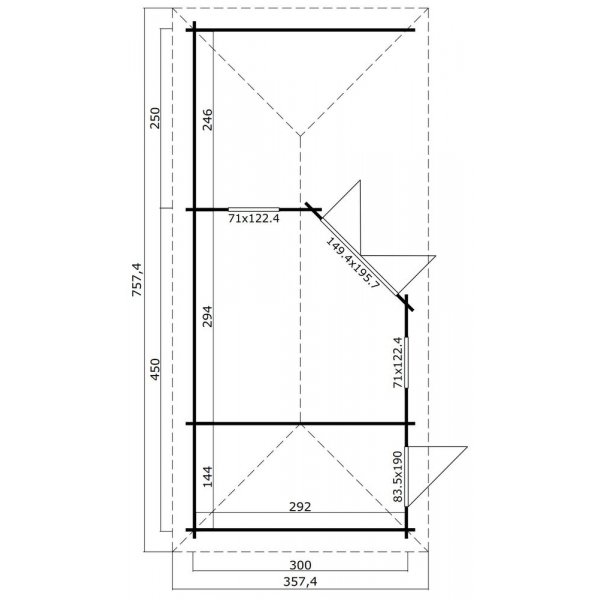 Anneks Gustav E - 13,5 m² Anneks Gustav E - 13,5 m²