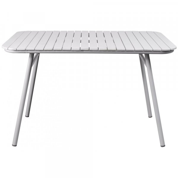 Utem�bler spisegruppe rektangul�rt bord 120x80 cm hvitt