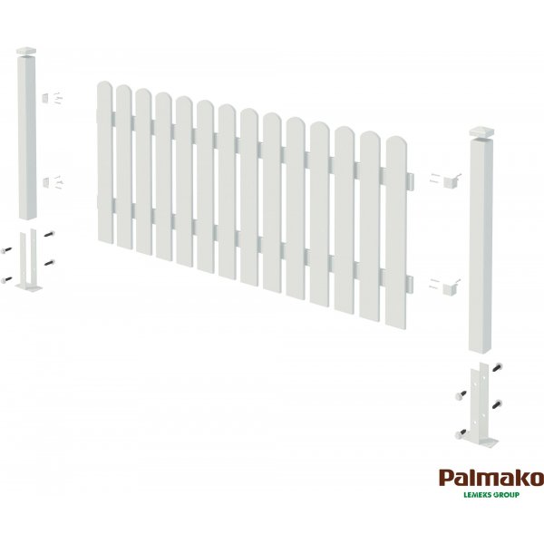 Gjerde Luise 10 - Hvit