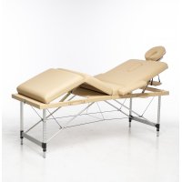 Massasjebord med metallben - 4 soner - Beige Massasjebord med metallben - 4 soner - Beige