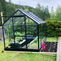 Kundebilde Herdet glass til Neptunus 5 m�: Veldig fint drivhus, solid...