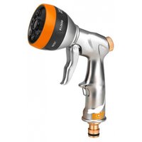 Sprytepistol i aluminium med justerbar dyse