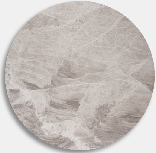 Marmorplate Ø85 cm - Sølv Diana Marmorplate Ø85 cm - Sølv Diana