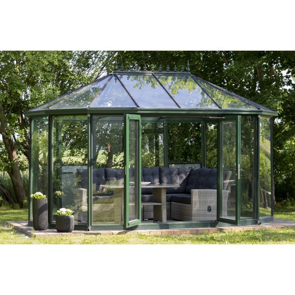 Orlando utembelgruppe med hy rygg (justerbar) - Gr kunstrotting