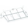 Canopia Sophia Clear XL Entrance baldakin 1,4 x 3 - Mrk grtt/klart glass