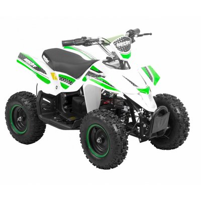 Elektrisk mini-ATV - Hvit og grnn