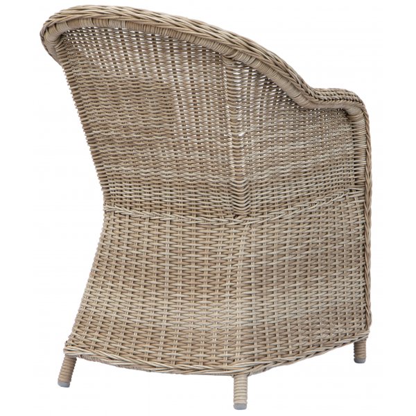 Utendrsgruppe: 8 stoler og spisebord 230 x 100 cm rotting - Menton/Merkur + Rengjringsspray for utembler