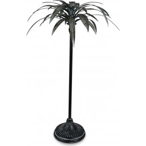 Palm lysestake høyde 71 cm - Gammel sølv Palm lysestake høyde 71 cm - Gammel sølv