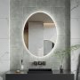 Speil - Arezzo | Ovalt | LED-belysning, dimbar og antidugg