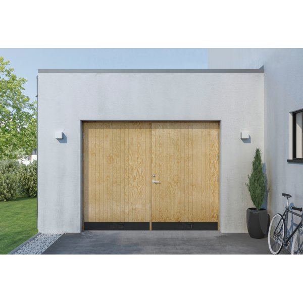 Garasjeport 18° Rett Panel + Håndtakspakke Garasjeport 18° Rett Panel + Håndtakspakke