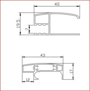 Industry dusjhjrne - firkantet