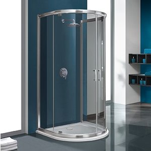 TX halvrund dusjhjørne Enkelvegg - 5 mm glass (2 utadgående dører) TX halvrund dusjhjørne Enkelvegg - 5 mm glass (2 utadgående dører)