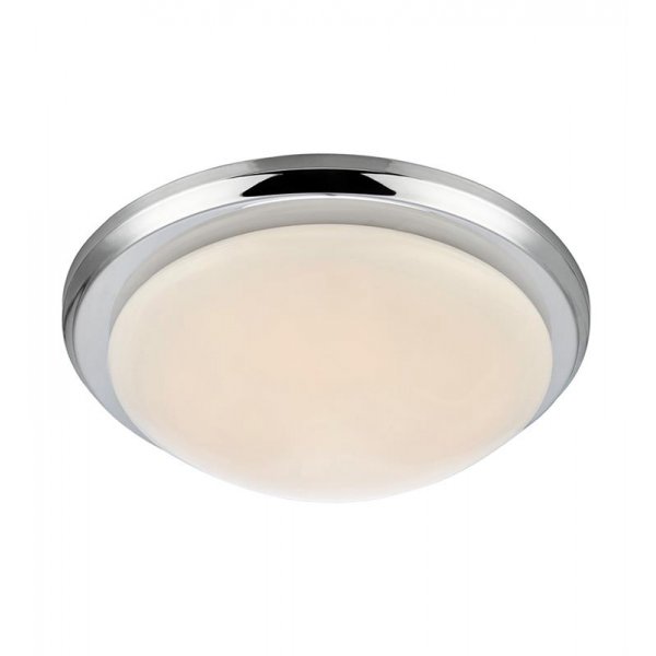 Ramsdal Taklampe - Krom/Hvit