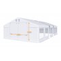 Partytelt i PVC - 6 x 80 m