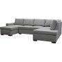 1 Sofa 309 cm lys grå - Solna