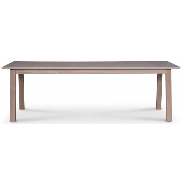 Saltsjö spisebord 240 cm - Hvitoljet eik Saltsjö spisebord 240 cm - Hvitoljet eik