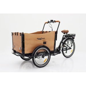 Lastesykkel med brun kasse - 250W