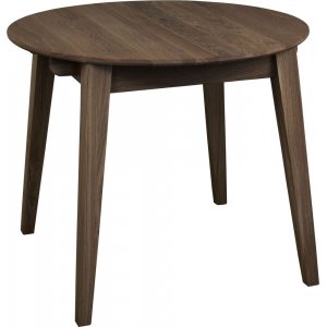 Rundt spisebord brunoljet 90-130 cm - Genova Rundt spisebord brunoljet 90-130 cm - Genova