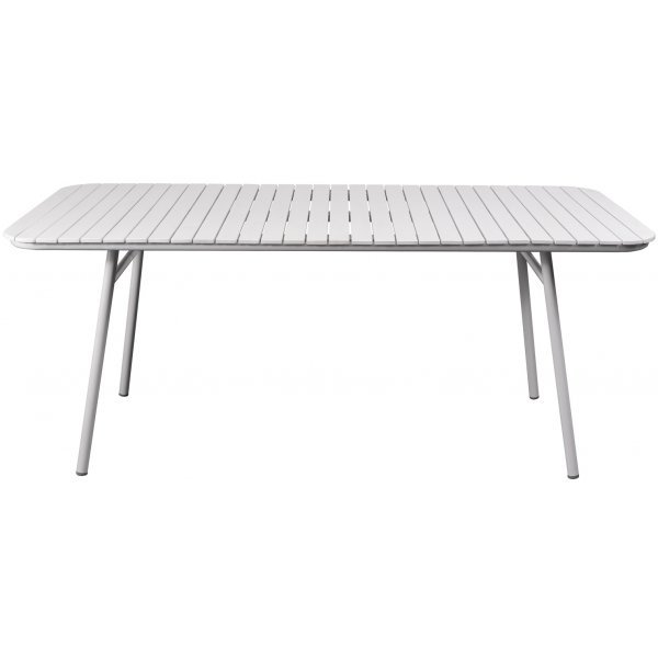 Utebord 180 cm hvit Holmsund - utem�belgruppe for spisestue + M�belpleie