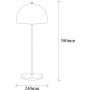 Bordlampe i boks - Svart