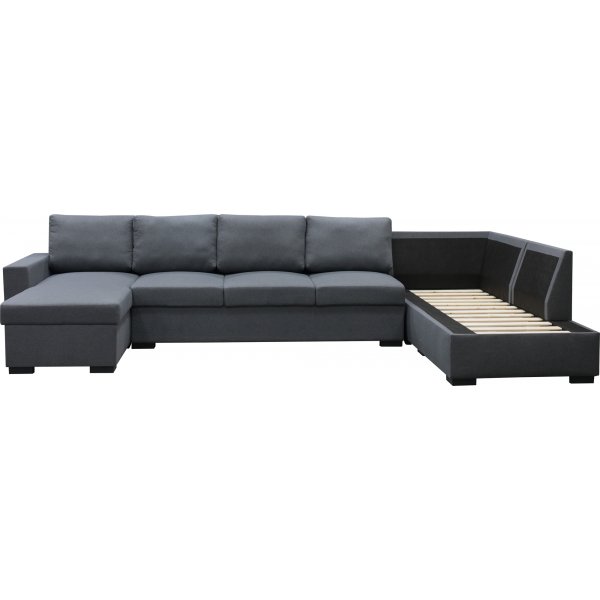 U-sofa Solna vendbar - 367 cm - mørk grå U-sofa Solna vendbar - 367 cm - mørk grå