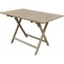 Salt sammenleggbart spisebord i gr teak - 120x70 cm