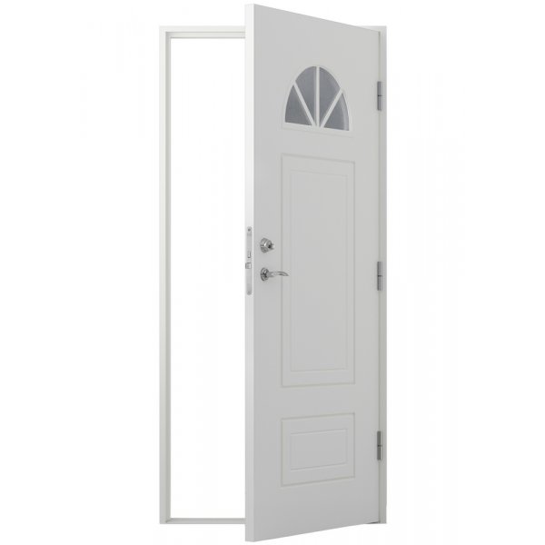 Felicia ytterdør med vindu og sprosser + Håndtakspakke Felicia ytterdør med vindu og sprosser + Håndtakspakke