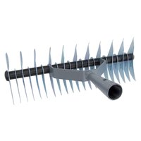Dobbeltsidig rake for jordlufting
