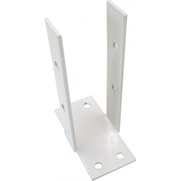 Stolpefot sidesttte 70x70 - Hvit