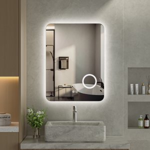 Speil - Salerno | Rektangulært | LED-belysning, dimbar og antidugg Speil - Salerno | Rektangulært | LED-belysning, dimbar og antidugg
