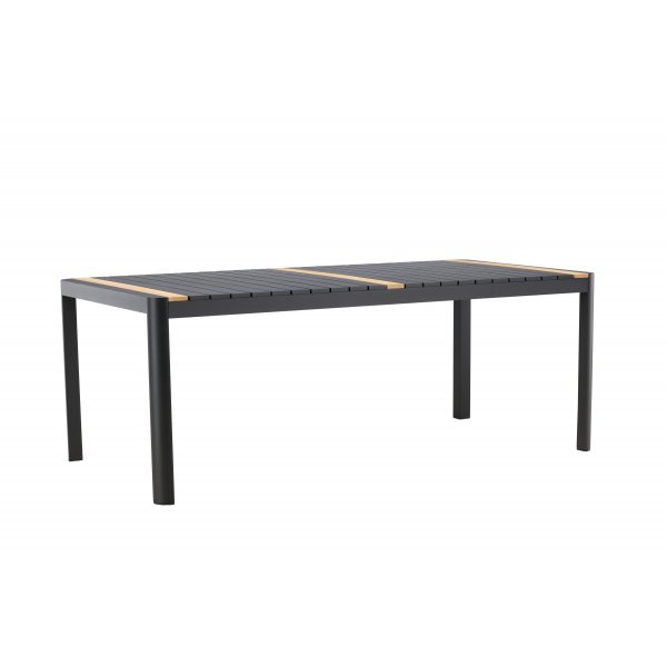 Rektangul�rt utend�rs spisebord 200x100 cm svart - Togo