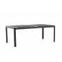 Rektangul�rt utend�rs spisebord 200x100 cm svart - Togo