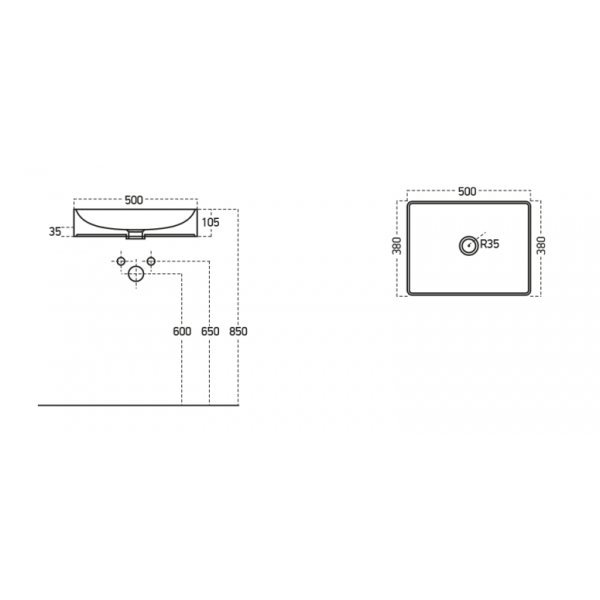 Mbelpakke Instinct 100 - Hvitt med speilskap