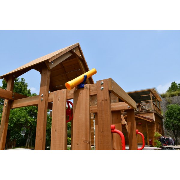 Leketårn med huskestativ og sklie Leketårn med huskestativ og sklie